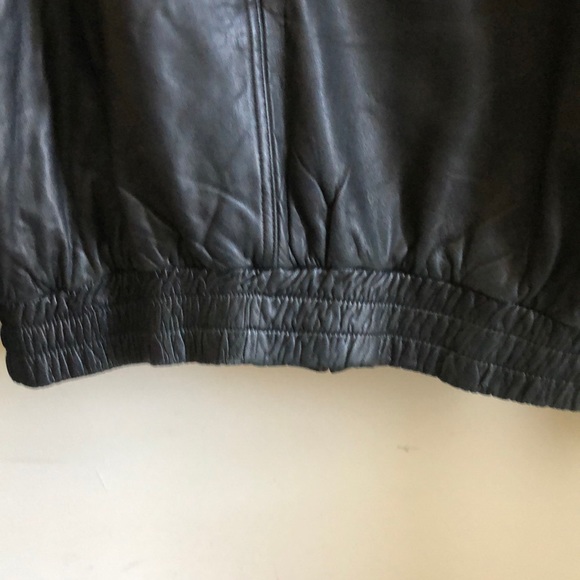 Tannery West Leather Jacket Men’s Black Size Large - Picture 5 of 10